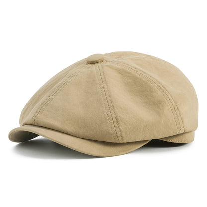 Ontario Cotton Newsboy Cap - Classic Cotton Newsboy Style With Inner Sweatband All Day