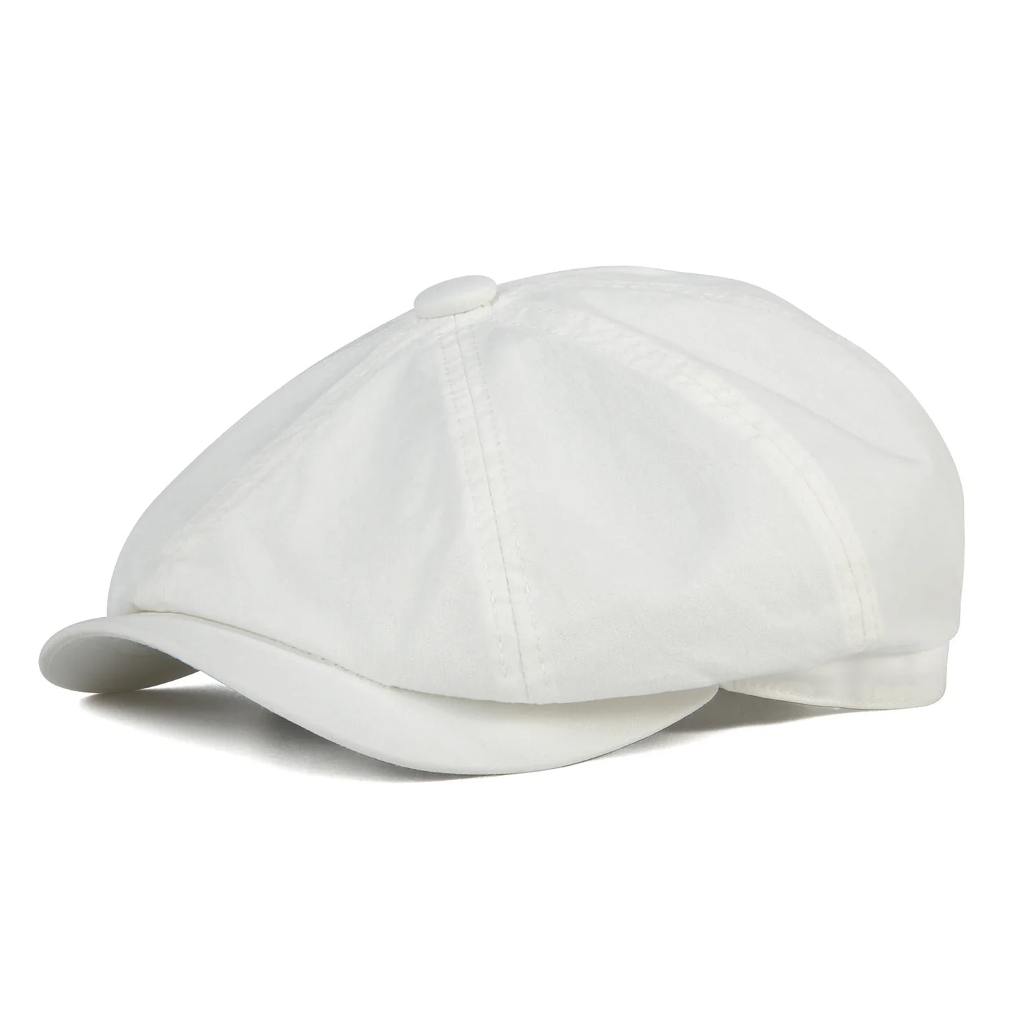 Ontario Cotton Newsboy Cap - Classic Cotton Newsboy Style With Inner Sweatband All Day