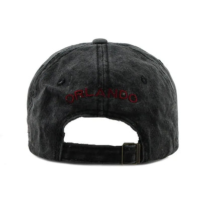 Orlando Vintage Denim Baseball Cap – Washed Cotton Retro Hat