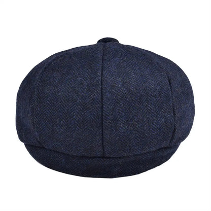 Oxford Kids Tweed Wool Newsboy Cap – Classic Vintage Flat Cap