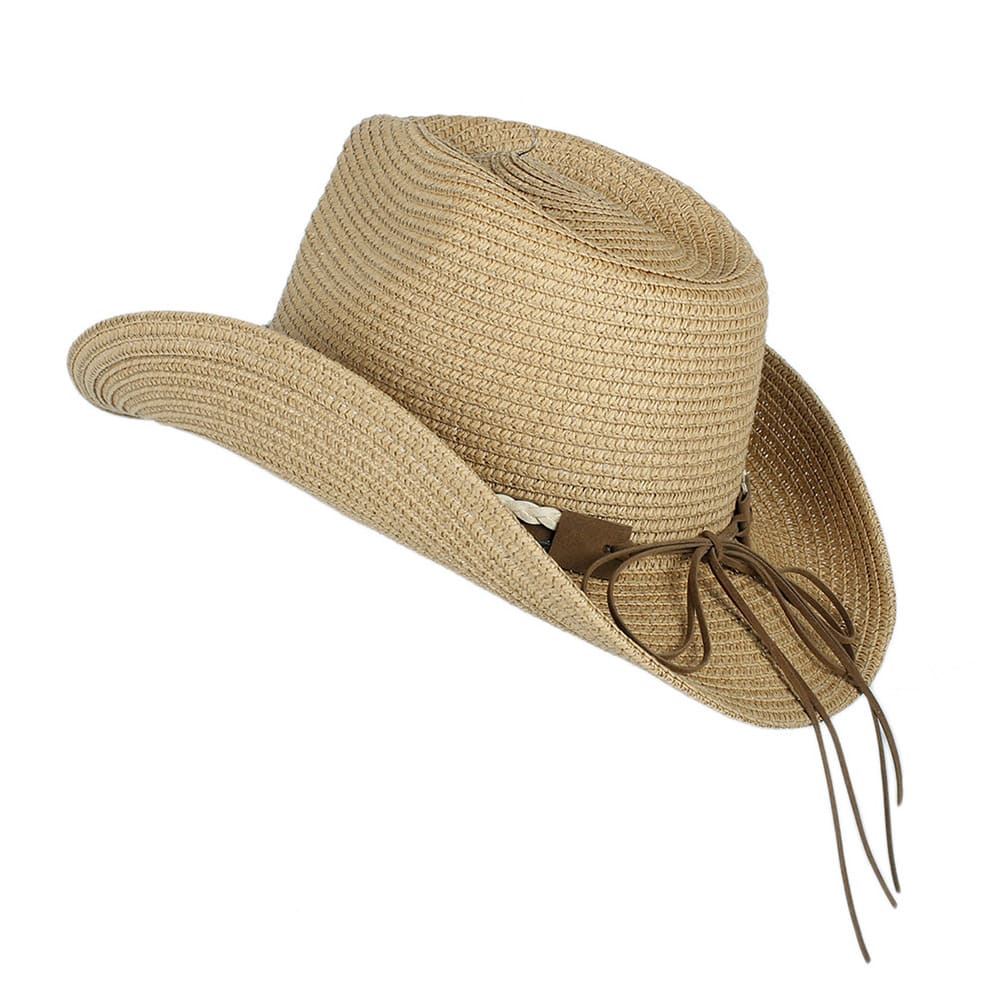 Palmdale Straw Cowboy Hat - Classic Western Style For Sunny Days And Casual Outings