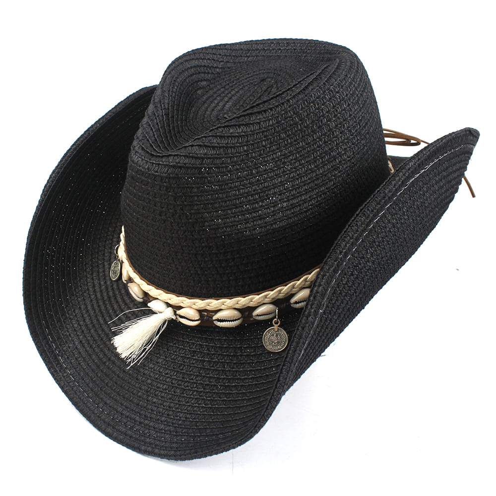 Palmdale Straw Cowboy Hat - Classic Western Style For Sunny Days And Casual Outings