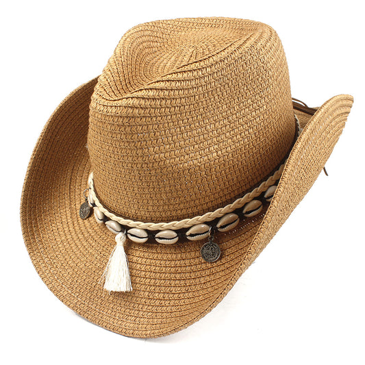 Palmdale Straw Cowboy Hat - Classic Western Style For Sunny Days And Casual Outings
