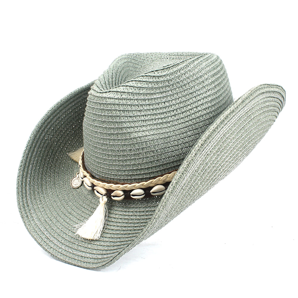 Palmdale Straw Cowboy Hat - Classic Western Style For Sunny Days And Casual Outings