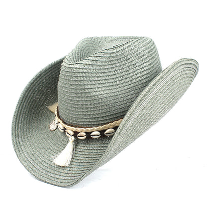 Palmdale Straw Cowboy Hat - Classic Western Style For Sunny Days And Casual Outings