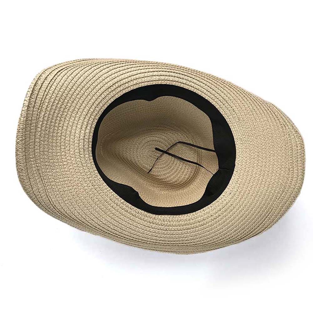 Palmdale Straw Cowboy Hat - Classic Western Style For Sunny Days And Casual Outings