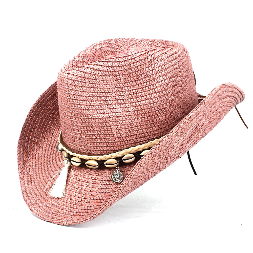Palmdale Straw Cowboy Hat - Classic Western Style For Sunny Days And Casual Outings