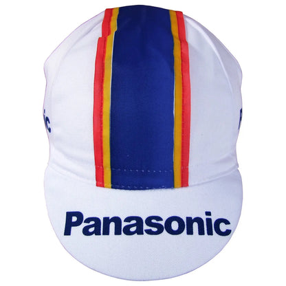 Panasonic Retro Cycling Cap Lightweight Acrylic For Everyday Rides Comfort