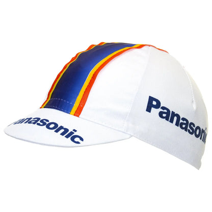 Panasonic Retro Cycling Cap Lightweight Acrylic For Everyday Rides Comfort