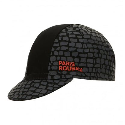 Paris Roubaix Black Cycling Cap Lightweight Acrylic Warm Breathable Performance