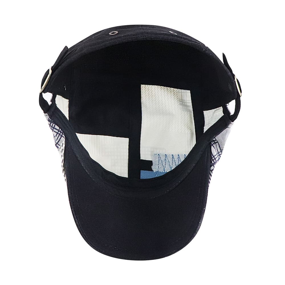 Patchwork Duckbill Flat Cap - Colorful Patchwork Design Blending Classic Cap Styling