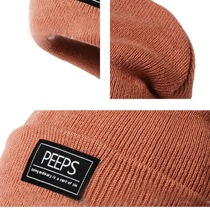 Peeps Plain Cotton Beanie - Urban Caps