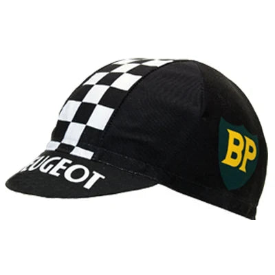 Peugeot Retro Cycling Cap Breathable Lightweight Acrylic For Classic Ride