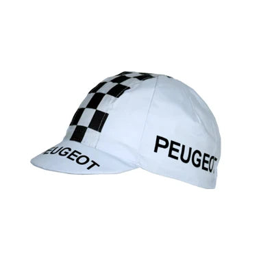 Peugeot Retro Cycling Cap Breathable Lightweight Acrylic For Classic Ride