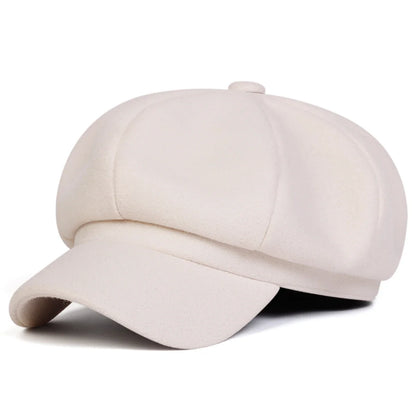 Philadelphia Retro Cotton Newsboy Cap - Timeless Casual Cap For Versatile Wardrobe