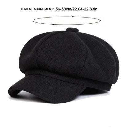 Philadelphia Retro Cotton Newsboy Cap - Timeless Casual Cap For Versatile Wardrobe