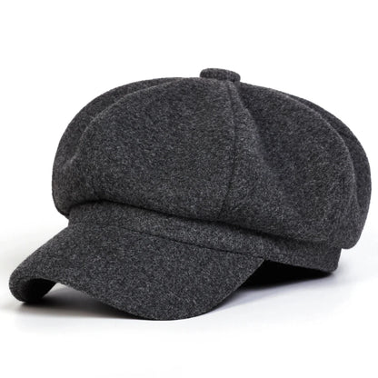 Philadelphia Retro Cotton Newsboy Cap - Timeless Casual Cap For Versatile Wardrobe