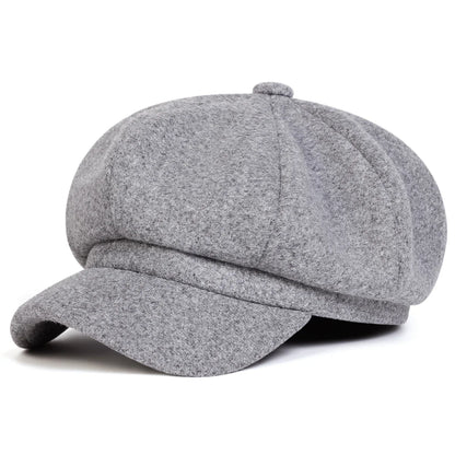 Philadelphia Retro Cotton Newsboy Cap - Timeless Casual Cap For Versatile Wardrobe