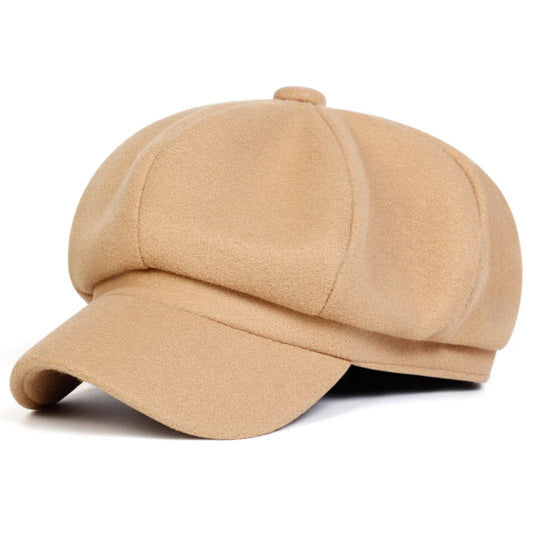 Philadelphia Retro Cotton Newsboy Cap - Timeless Casual Cap For Versatile Wardrobe