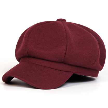 Philadelphia Retro Cotton Newsboy Cap - Timeless Casual Cap For Versatile Wardrobe