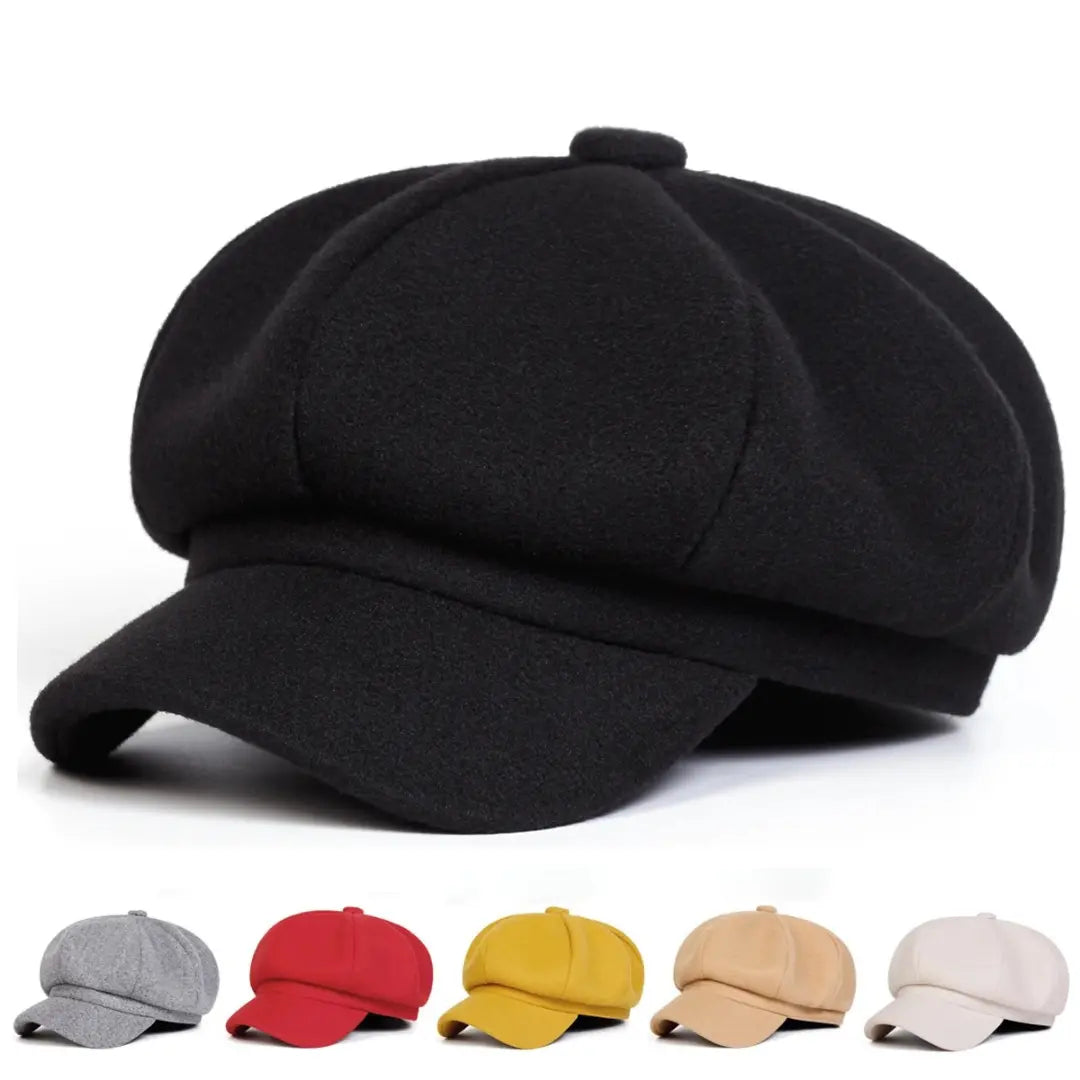 Philadelphia Retro Cotton Newsboy Cap - Timeless Casual Cap For Versatile Wardrobe