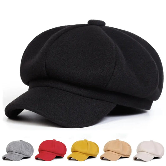 Philadelphia Retro Cotton Newsboy Cap - Timeless Casual Cap For Versatile Wardrobe
