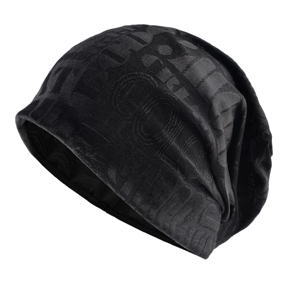 Pinkman Lettering Snood Beanie - Versatile Cold Weather Accessory With Bold Lettering