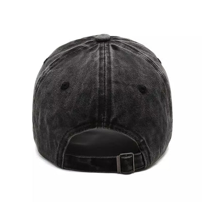 Washed Cotton Baseball Cap – Vintage Plain Adjustable Dad Hat