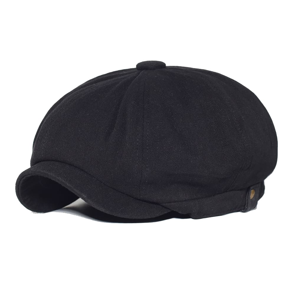 Poitiers Vintage Newsboy Cap - Cotton Vintage Style Cap For Classic City Looks Casual