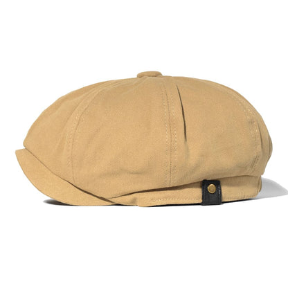 Poitiers Vintage Newsboy Cap - Cotton Vintage Style Cap For Classic City Looks Casual