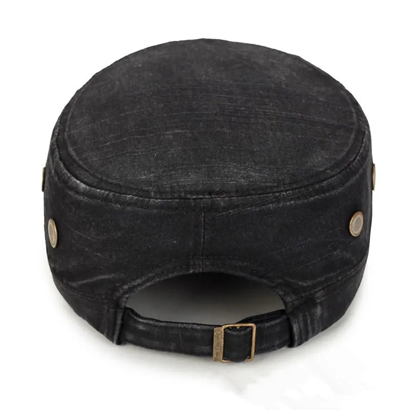 Portland Plain Cotton Army Cap – Casual Military Cadet Hat