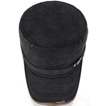 Portland Plain Cotton Army Cap – Casual Military Cadet Hat