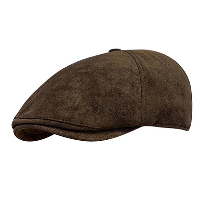 Portsmouth Vintage Suede Cap - Classic Vegan Suede Cap With Timeless Casual Style