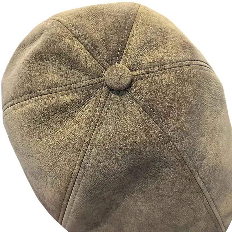 Portsmouth Vintage Suede Cap - Classic Vegan Suede Cap With Timeless Casual Style