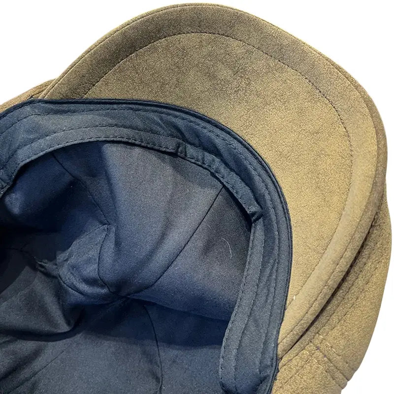 Portsmouth Vintage Suede Cap - Classic Vegan Suede Cap With Timeless Casual Style