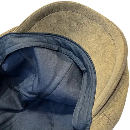 Portsmouth Vintage Suede Cap - Classic Vegan Suede Cap With Timeless Casual Style