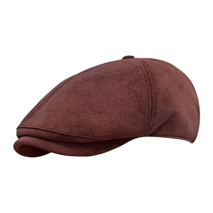 Portsmouth Vintage Suede Cap - Classic Vegan Suede Cap With Timeless Casual Style