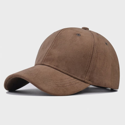 Suede Cap With Structured Front Panel And Soft Lining - Urban Caps