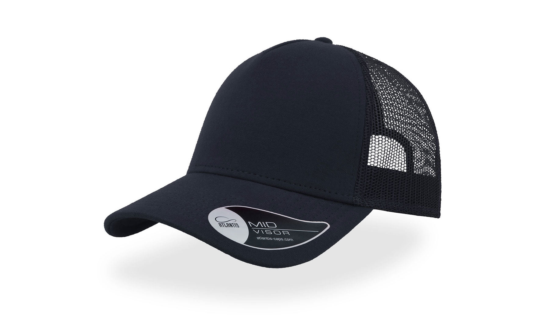 Atlantis Rapper Jersey Cap – Structured Front with 8-Stitch Visor & Cotton Sweatband | NZ Stock - Urban Caps 