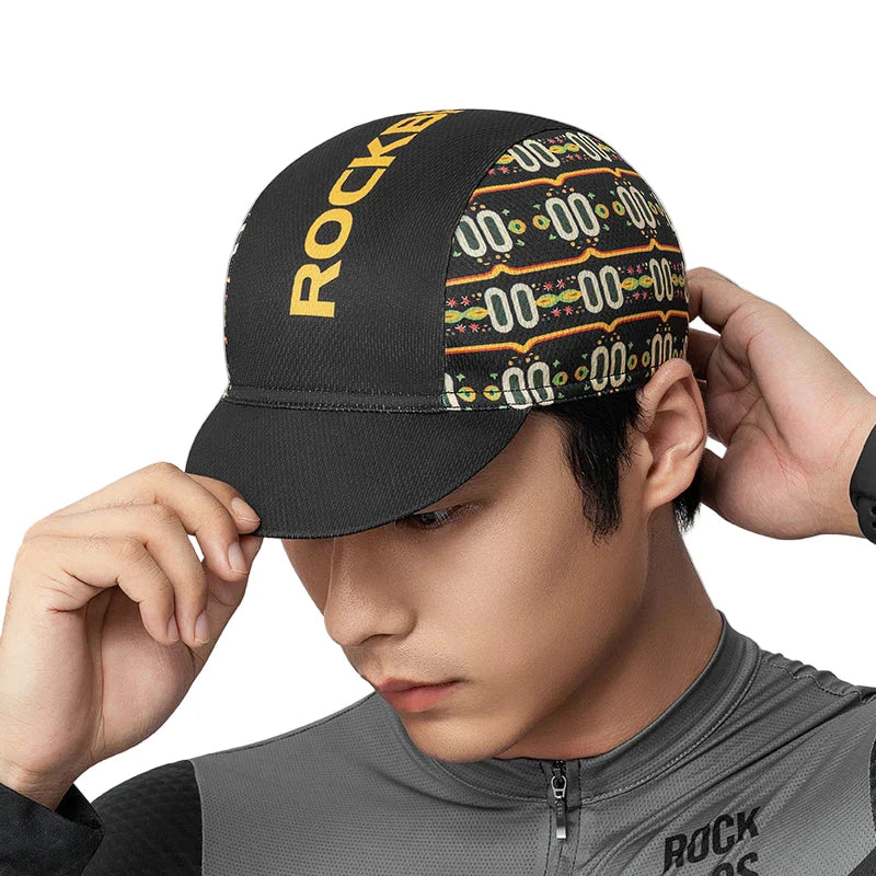 ROCKBROS Classic Cycling Cap Lightweight Acrylic Adjustable Headwear for Riders