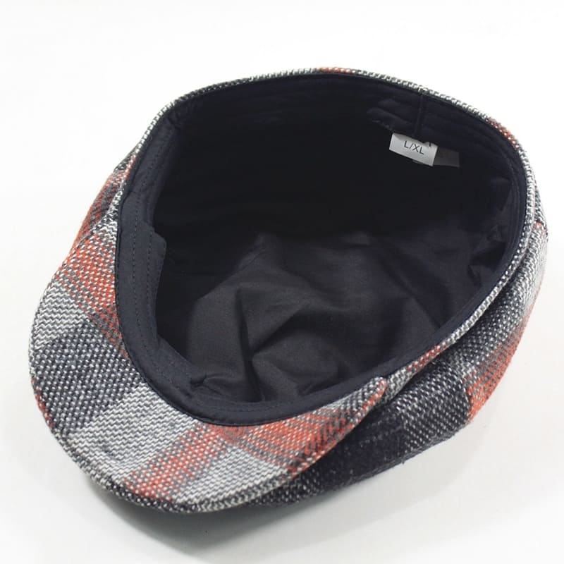 Ragdale Tartan Wool Newsboy Cap - Classic Tartan Wool Style For Winter Warmth And Comfort