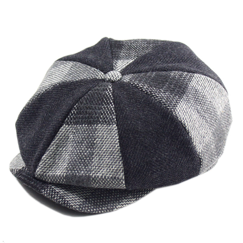 Ragdale Tartan Wool Newsboy Cap - Classic Tartan Wool Style For Winter Warmth And Comfort