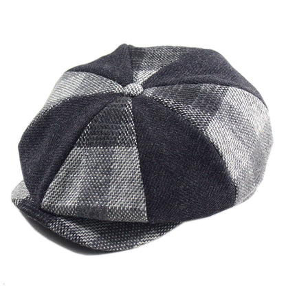 Ragdale Tartan Wool Newsboy Cap - Classic Tartan Wool Style For Winter Warmth And Comfort