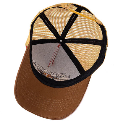 Raging Bull Station Trucker Cap - Versatile Cotton Mesh Trucker Cap For Casual Activities