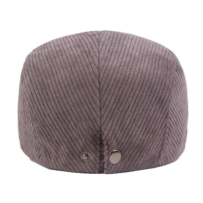 Ramsey Corduroy Flat Cap - Timeless Corduroy Flat Cap With Classic Style For All Occasions
