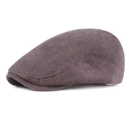 Ramsey Corduroy Flat Cap - Timeless Corduroy Flat Cap With Classic Style For All Occasions