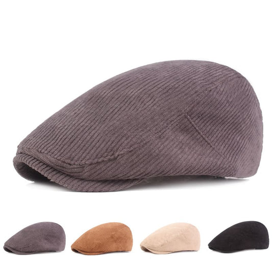 Ramsey Corduroy Flat Cap - Timeless Corduroy Flat Cap With Classic Style For All Occasions