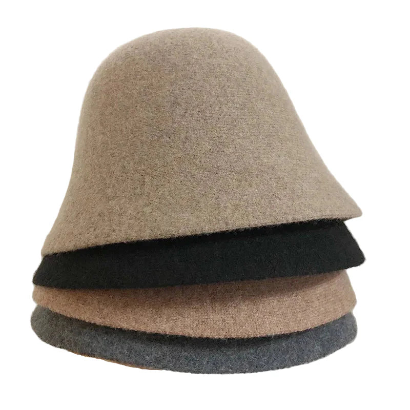 Reboux Women Retro Wool Cloche Hat - Timeless Vintage Style For Cold Weather And Warmth