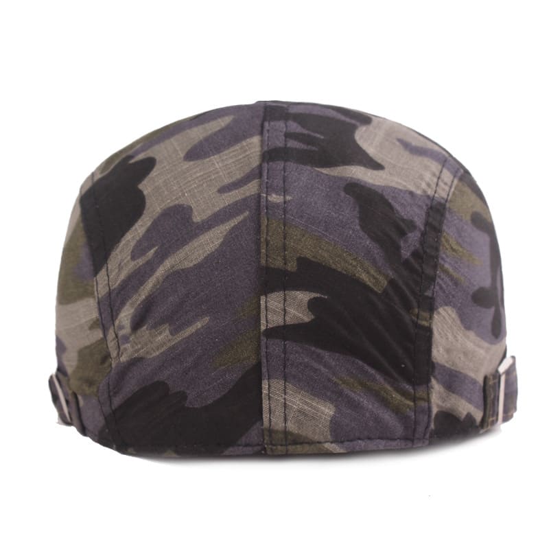 Redmond Camouflage Flat Cap - Casual Camouflage Flat Cap For Everyday Street Style