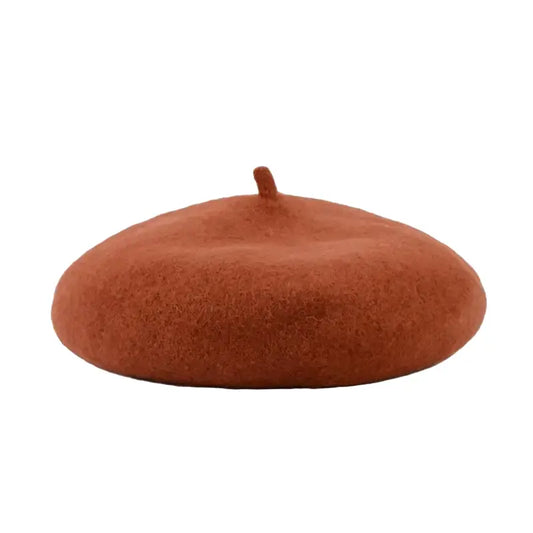 Renoir Knitted Wool Beret – Classic Soft French Style Hat